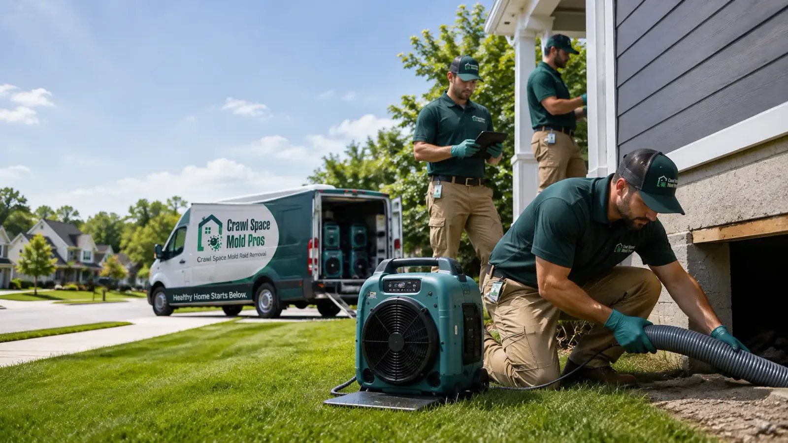 Crawl Space Mold Removal in Francis Creek, WI